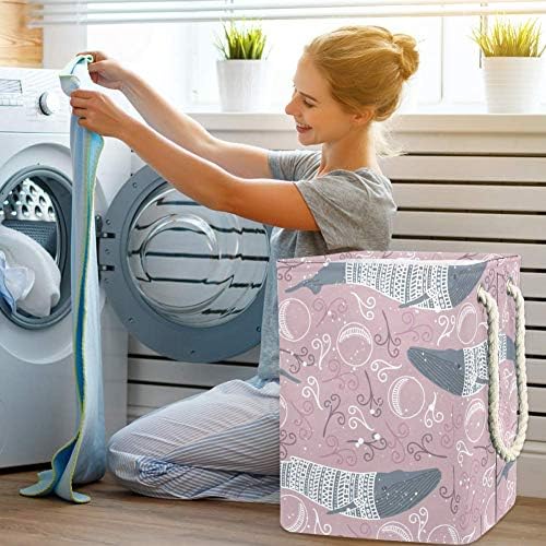 Кофа Кошница за пране на Кит Unicey новаторска Водоустойчиво Сгъване за Ясла Бебе Спални Стаи на малки Деца