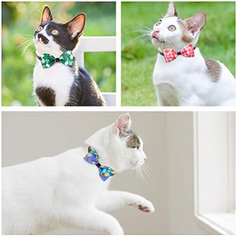 Великденски нашийници за кучета и котки - 6 Pack Сладко Куче Bow Ties Collars for Easter / Ежедневни дрехи, Подходящи