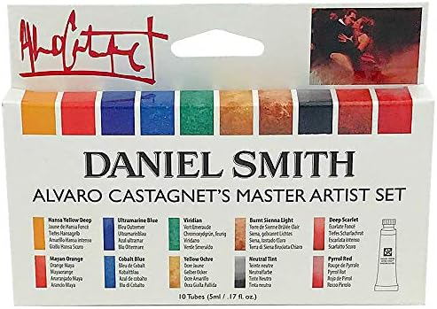 DANIEL SMITH Watercolor Set 5 ml фън тръби - Alvaro Castagnet Watercolor Set - 10 фън тръби, 285610016