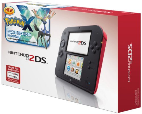 Nintendo 2DS Crimson Red с предварително инсталирана играта Pokémon X