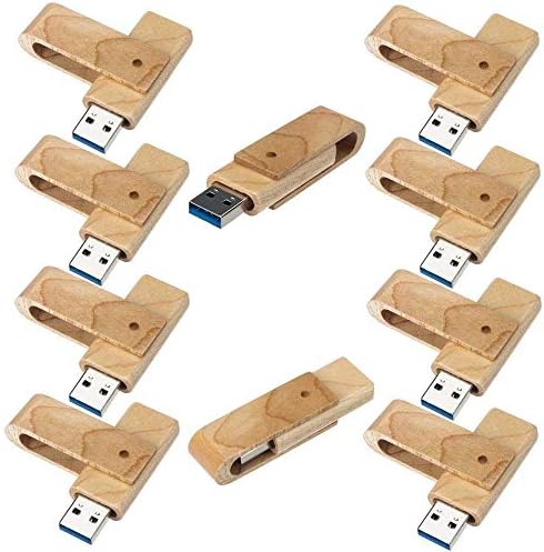 5PCS/10PCS Wood 2.0/3.0 USB Flash Drive USB Disk Memory Stick with Wooden (2.0/128MB, 5PCS)