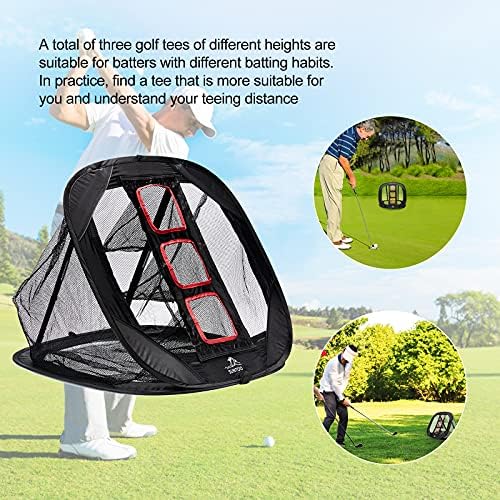 Suntoo Pop up Golf Chipping Net Golf Target Accessories and Practice Game Golf Hitting Net Training Equipment for Home
