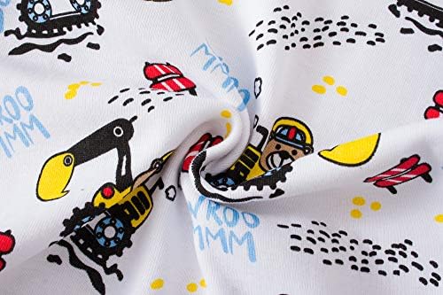 Пижами За Момчета Коледно Облекло Baby Truk Kid Детски Панталони Комплект от 4 теми Пижами