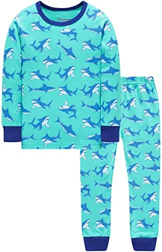Пижами За Момчета Коледно Облекло Baby Truk Kid Детски Панталони Комплект от 4 теми Пижами