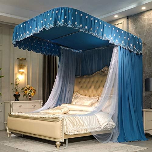 XJAXY Princess Навес for Girls Bed, Tent for Kids Rooms,Nursery Decoration - Леко Прозрачни Завеси за Детето, за игри