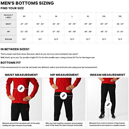 adidas Men ' s Essentials 3-Шарени Зауженные Панталони с Отворен Подолом