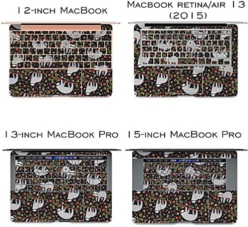 Cavka Vinyl Стикер Замяна на Кожата за MacBook Pro 16 Pro M1 14 Max Air 13 2020 Retina 2015 Mac 11 Mac 12 Лаптоп Сладък