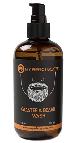 My Perfect Goatee Premium Beard Shampoo and Wash | Овлажняващ Почистващо средство за коса на лицето | Омекотява и укрепва (8,5 унции за измиване на брадата)