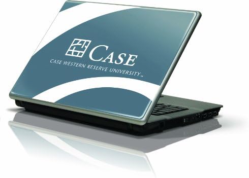 Защитна кожа Skinit е подходящ за най-новите универсални 13 лаптоп/нетбук/лаптоп (CASE Western University Blue)