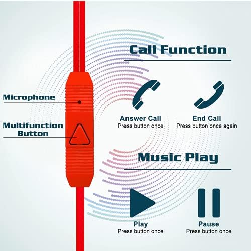 UrbanX R2 Жични слушалки в ушите с Микрофон за vivo X7 Plus с Кабел Без Entanglements, Неподатливостта Слушалки, Дълбок