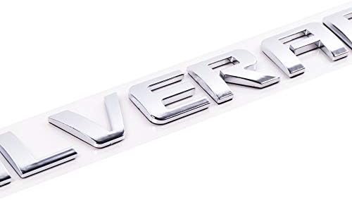 3D Икони Емблемата на Chevy Silverado (сребро)