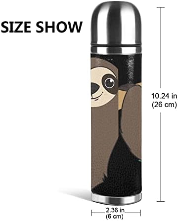 Ленивец Бутилка За Вода, 17 унции (около 500 мл) Vaccuum-Случайна Чаша за Пътуване От Неръждаема стомана