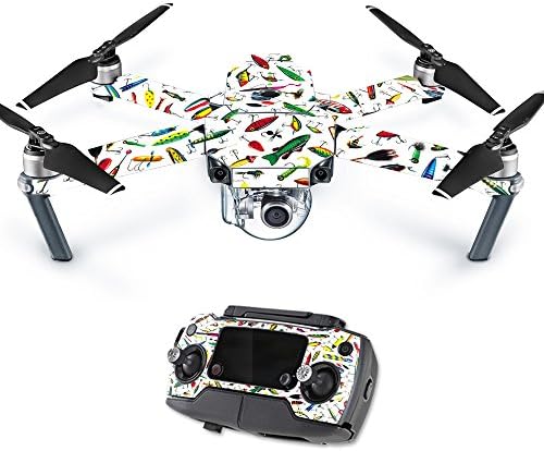 MightySkins Skin е Съвместим с Квадрокоптером DJI Mavic Pro Drone - Живи примамки | Защитно, здрава и уникална vinyl стикер