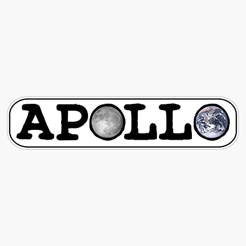 STG Търговия Apollo Moon and Earth Vinyl Броня Стикер Стикер Водоустойчив 5