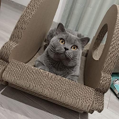 YCDJCS Cat Scratching Board Пет House Sofa and Cat Scratching Pad Bed Lounge Смешни Cat Toy Cat Claw Climbing Frame Пет