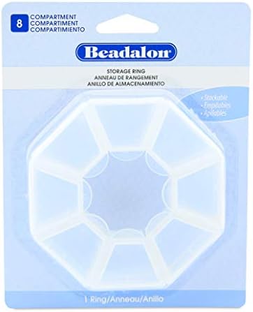 Пръстен за съхранение на Beadalon 8 Отделения