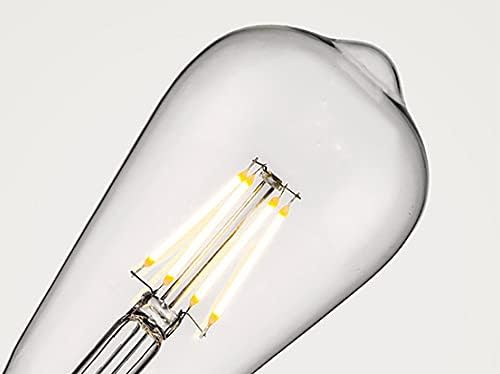 Старинни лампи с нажежаема жичка Едисон E26/E27 База 4 Watt Led лампи с нажежаема жичка(еквивалент на 40 Вата) ST64 Декоративни