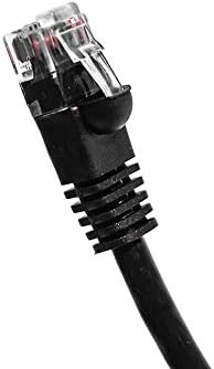 Пач – кабел FireFold Cat5e Ethernet 0.5 ft Бял с Позлатени Конектори RJ – 45 350 MHz High Performance Patch Cord - 4 UTP