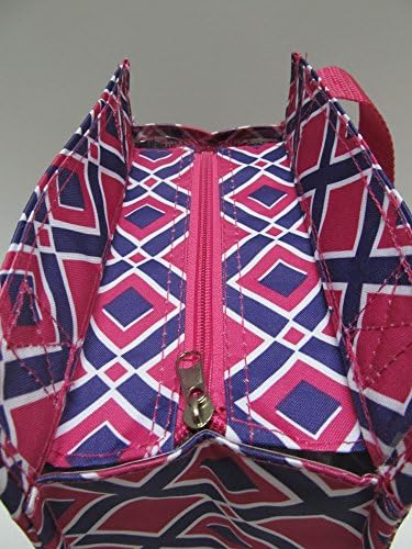 Чанта-хладилник Изолирано Чанта За Обяд Преносима Чанта За съхранение на Ланча Tote Bag (Diamond на Pink)