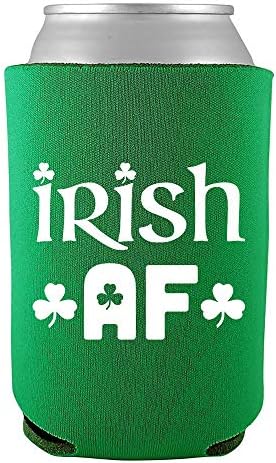 Let ' s Get Shamrocked - Camping Beer Accessories Drinking Can Cooler Sleeve - OS - Kelly Green - СВАЛЕН ОТ ПРОИЗВОДСТВО