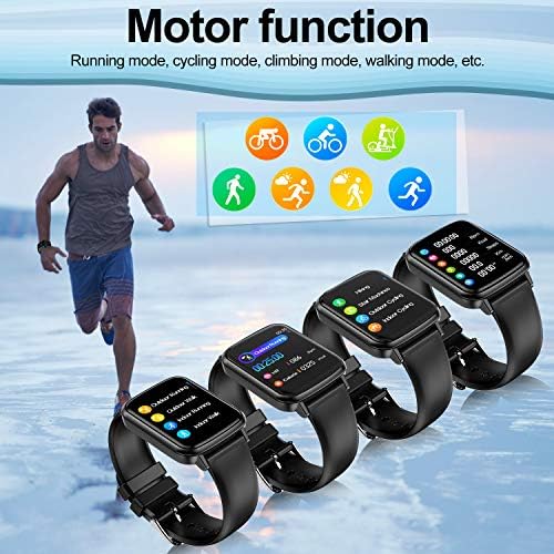 2021 CEGAR Фитнес Тракер, Умни Часовници с Сърдечния Ритъм, Ip68 Водоустойчив Bluetooth Smartwatch за вашия телефон Android