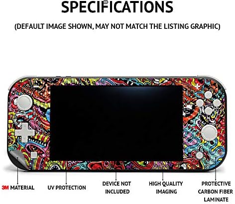 MightySkins Carbon Fiber Skin for Nintendo 3DS XL Original (2012-2014) - Чи Омега Floral | Защитно, Здрава текстурирани
