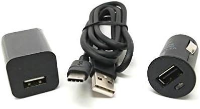 Slim Travel Car & Wall Charging Kit Работи за Честта X10 Max 5G Включва USB кабел Type-C! (1.2A5.5W)