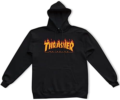 Thrasher Flame Пуловер С Качулка