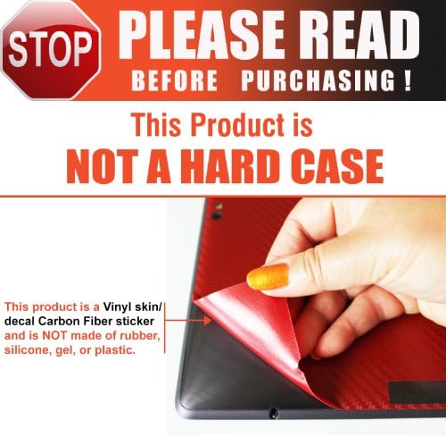 decalrus - Защитен стикер за Lenovo ThinkPad Yoga L380 (13.3 Екран) Лаптоп Черно въглеродни влакна на кожата калъф амбалажна