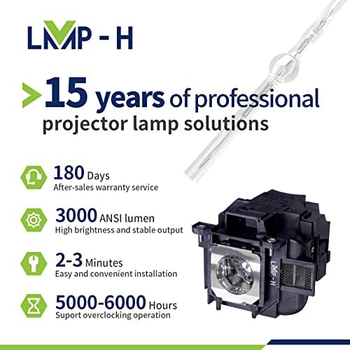 LMP-H ELP78 Подмяна на Лампи за Epson ELPLP78 PowerLite Домашно Кино 2030 2040 2045 EX3240 EH-TW490 EB-X24 EH-TW5100 EH-TW5200