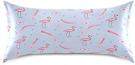 Baby Flamingo Bird Pillowcase, King Size Soft Pillow Case Cover Плик Затваряне Машинно Пране 20 x 40