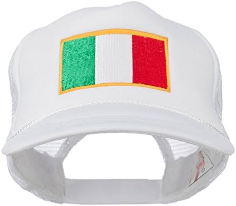 e4Hats.com Младежки Италиански Флаг Бродирани Пенопластовая Окото Делото
