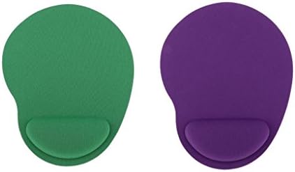 Shiwaki 2Pieces Memory Foam Mouse Pad Wrist Rest Wrist Support Cushion Support – Лека Подложка за мишка, за Мишката у