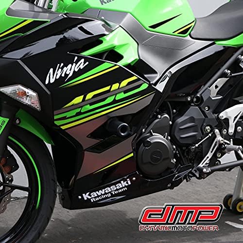 DMP Kawasaki Ninja 400 Z400 Z 400 2018 2019 2020 2021 2022 NO CUT Black Frame Sliders Fits ABS & NON ABS Models - 750-4159 - ПРОИЗВЕДЕНО В САЩ