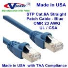Произведено в САЩ - 24 - крак се проверяват, пач-кабел основа cat6a STP 10G High Performance Snagless UTP Ethernet Patch