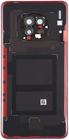 Dmtrab за задната част на капака на батерията с обектива на камерата, за Huawei Капитан 30(черен) (Цвят : сребрист)