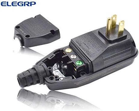 ELEGRP G1215PM Ръчно нулиране GFCI Замяна на щепсела в събирането на 15 Amp 3 Wire 3-Шипа NEMA 5-15П Забраната за Лаптопи,