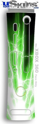 Кожата на предния панел XBOX 360 - Светкавица Green