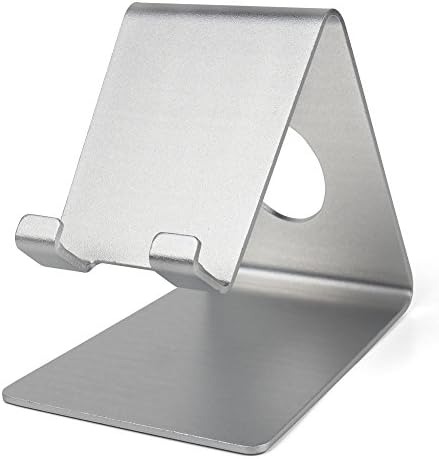 DURAGADGET една от най-съвременните метална поставка за смартфон от сребрист алуминий - Подходящ за смартфон NGM Romeo