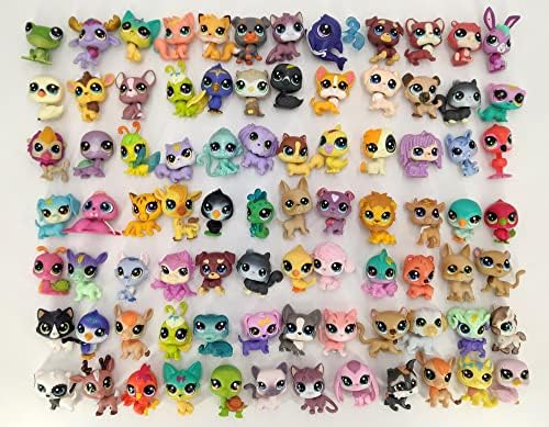 LPS Toys, PET Shop Детски Играчки, Random 10 PCS / Set, PET Party Collector Pack Toy, Action Cartoon Collection Детски