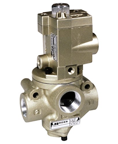 Ross Controls 2751A6001 27 Series 2/2 Single Pressure Controlled Valve, Spring Return, Normally Closed, 1 in-Out NPT