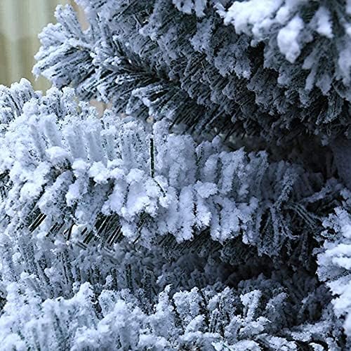VWJFHIS Коледно дърво, Предварително осветени стекающаяся изкуствена декоративна елха Панта Бор Метална скоба за Автоматично разпространение на празника(размер:9.8 Ft