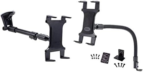 Arkon Mounts TAB-CM117 Arm Extension Windshield Suction Tablet Mount Black Retail