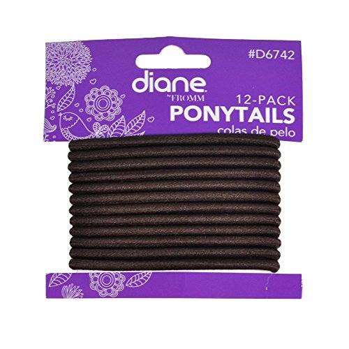 Diane Ponytails Black, 12 Ea, 12count