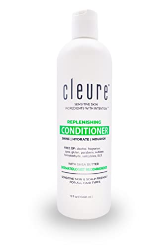 Cleure Conditioner Чувствителна кожа, Без мирис 12 течни унции ... (12 унции)