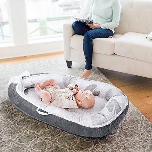 Baby Кресло Baby Nest for Cosleeping Baby Bed Bassinet Newborn Кресло with Pillow Памук & Дишаща Идеално за Пътуване