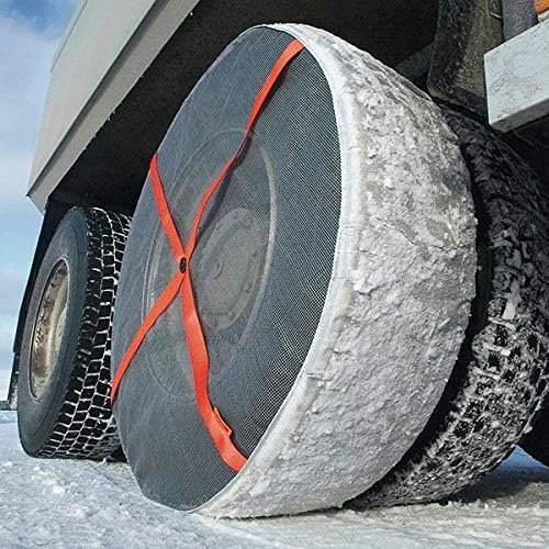 AUTOSOCK AL111 Тяга колело и гума монтаж за лед и сняг Лесна инсталация Алтернатива на веригата гуми (4 комплекта) с аварийно