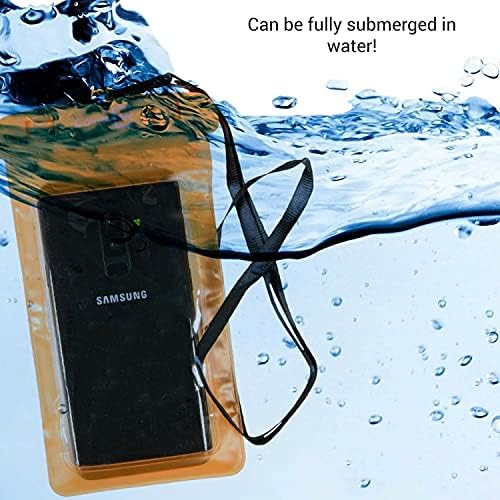 CoverON Universal Waterproof Phone Pouch, 2 Pack IPX8 Waterproof Phone Case and Dry Bag with Strap-Съвместим с Motorola