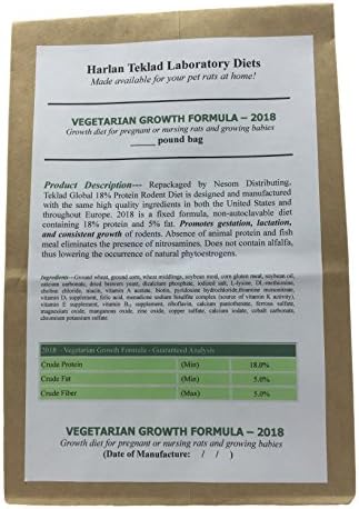 Nesom Distribution Envigo (по-рано Harlan) Teklad Global Rat Food Pellets 2018