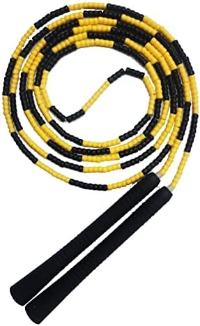 NFEGSIYA Skipping Въже Skipping Skip Начинаещи Soft Beaded Beading Beads Basic Tangle Free Segmented Fitness (Color :